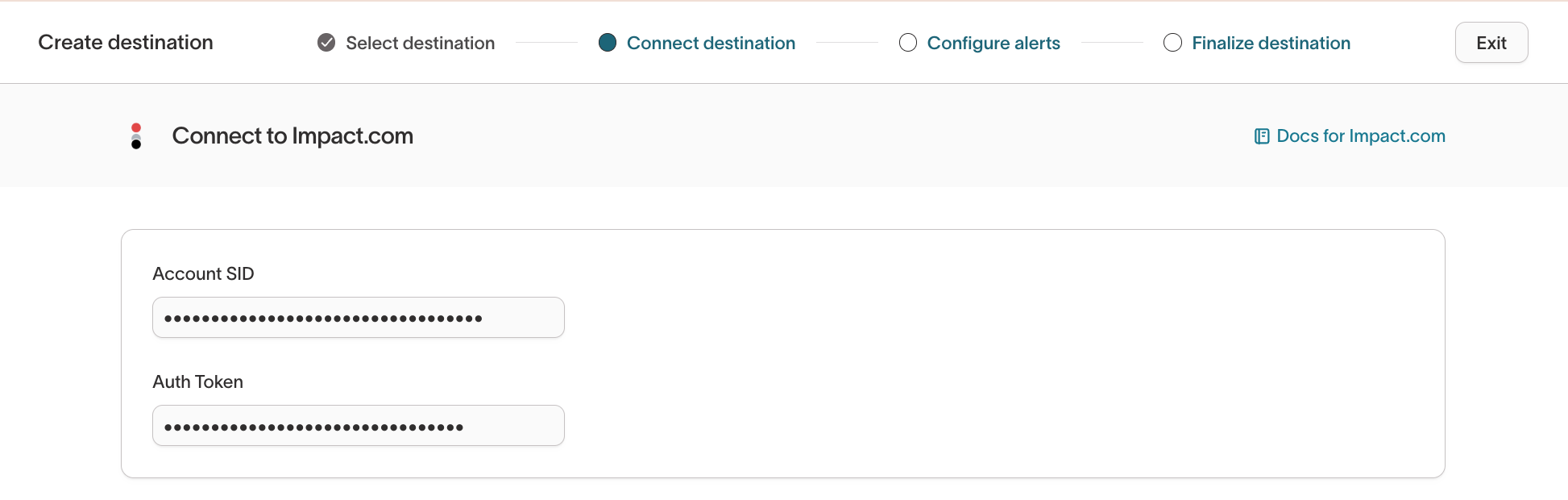 API Access Settings