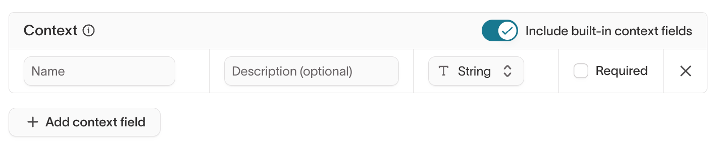 Context validation