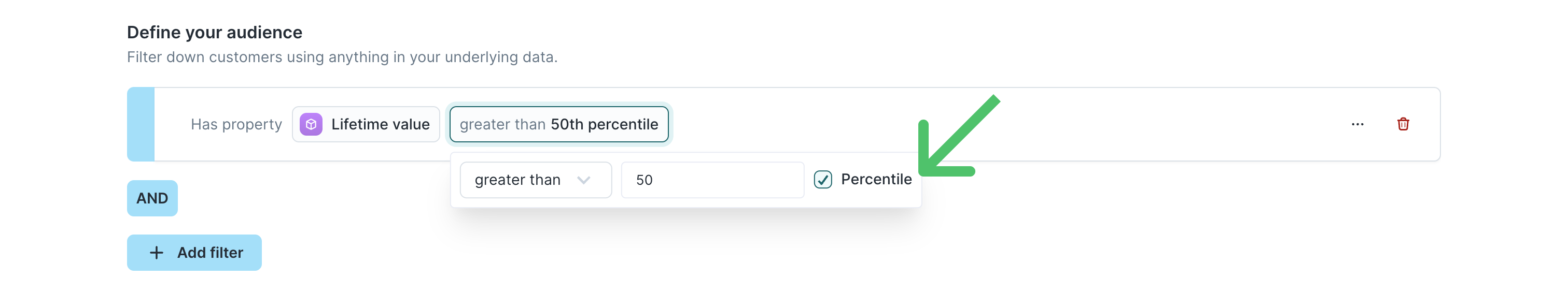 Example percentile